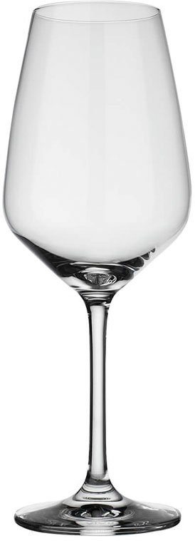 vivo Villeroy & Boch Group Weißweinglas Voice Basic, 4-tlg., Kristallglas, Kristallglas, spülmaschinengeeignet
