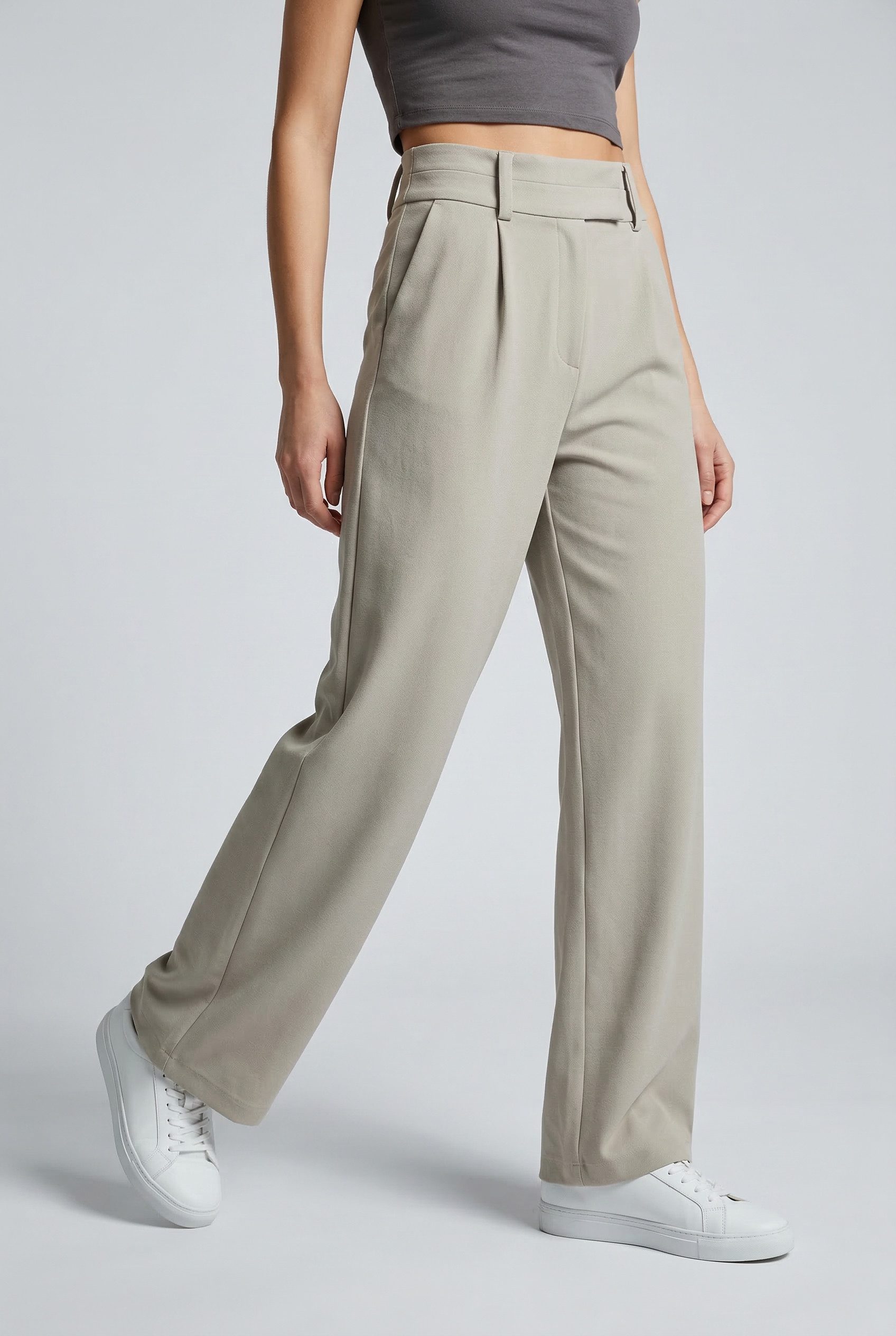 ONLY Anzughose ONLCARMEN LIFE HW STR PANT PNT ZLO mit Gürtelschlaufen