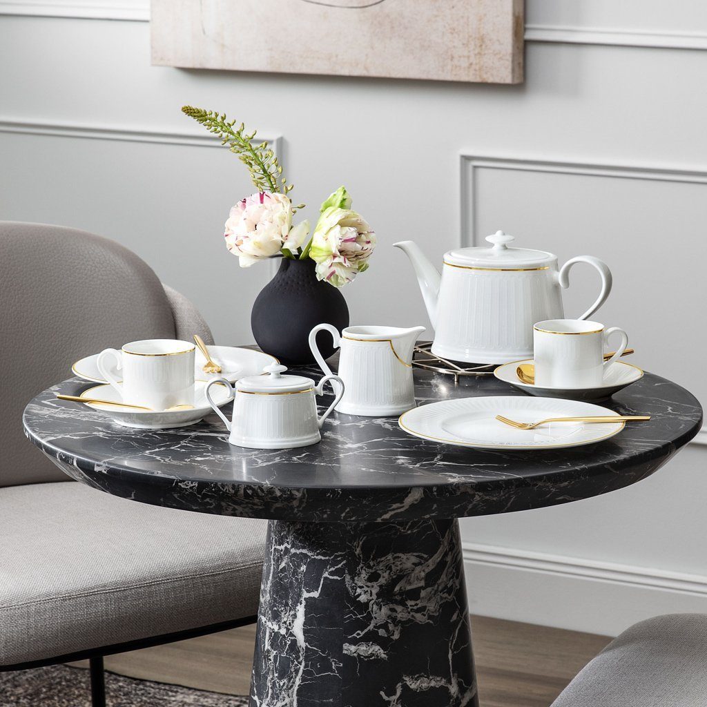 Villeroy & Boch Signature Zuckerdose Château Septfontaines Zuckerdose, Porzellan, (1-tlg), Premium Bone Porcelain, 1 Stck, spülmaschinenfest