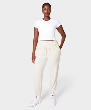 Sweaty Betty London Trainingshose Damen Sweathose SAND WASH CUFFED TROUSER (1-tlg)