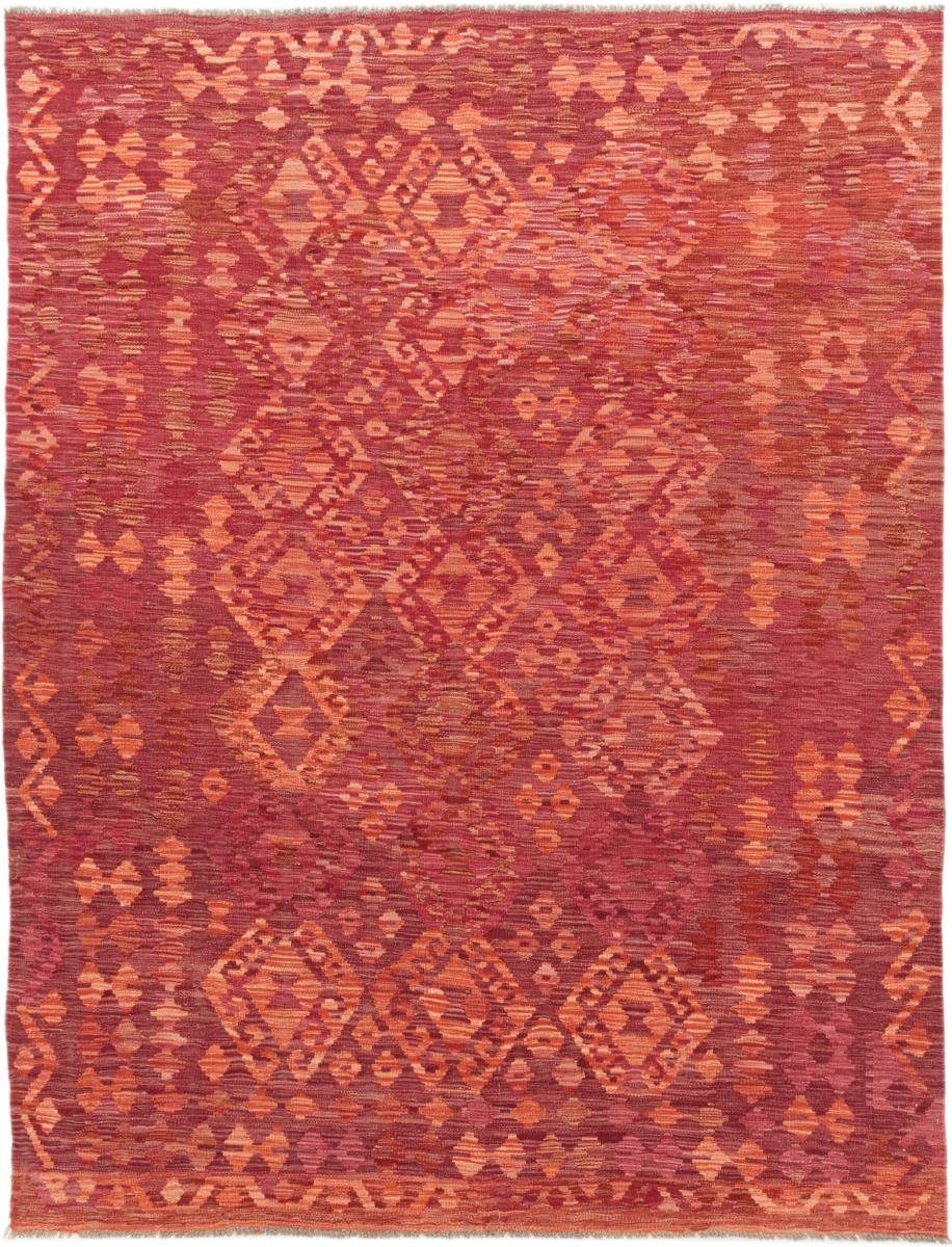 Orientteppich Kelim Afghan 182x247 Handgewebter Orientteppich, Nain Trading, rechteckig, Höhe: 3 mm