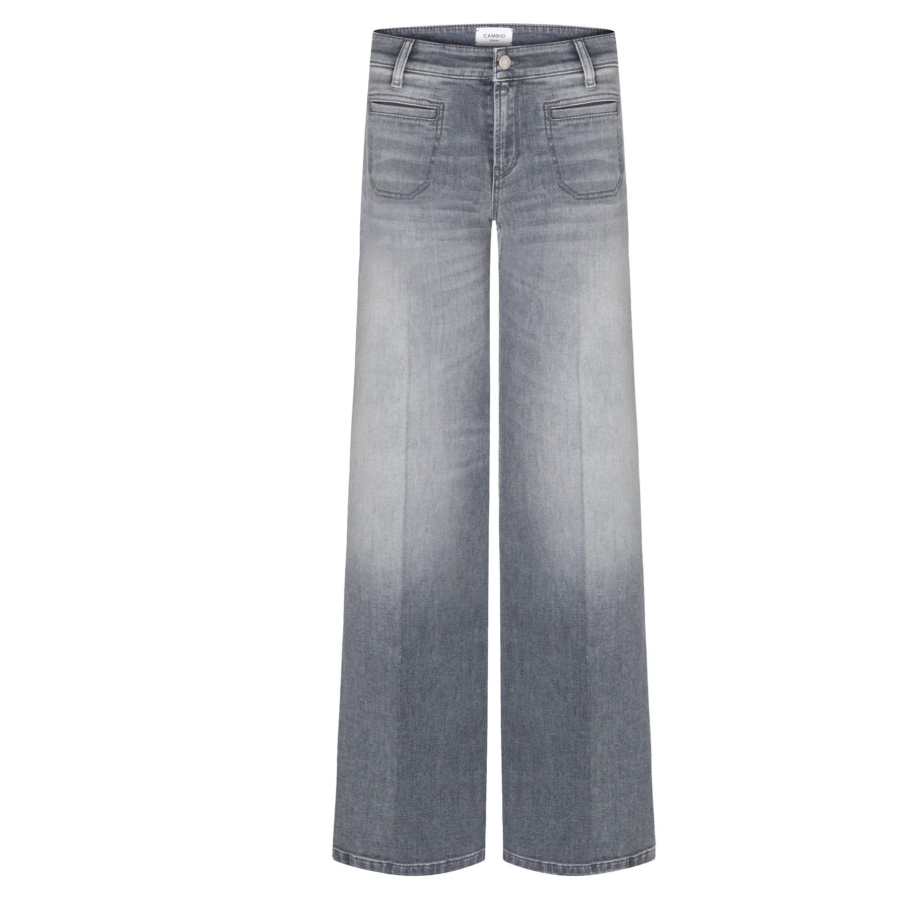 Cambio 5-Pocket-Jeans CAMBIO Jeans Tess Mid Waist - Grau