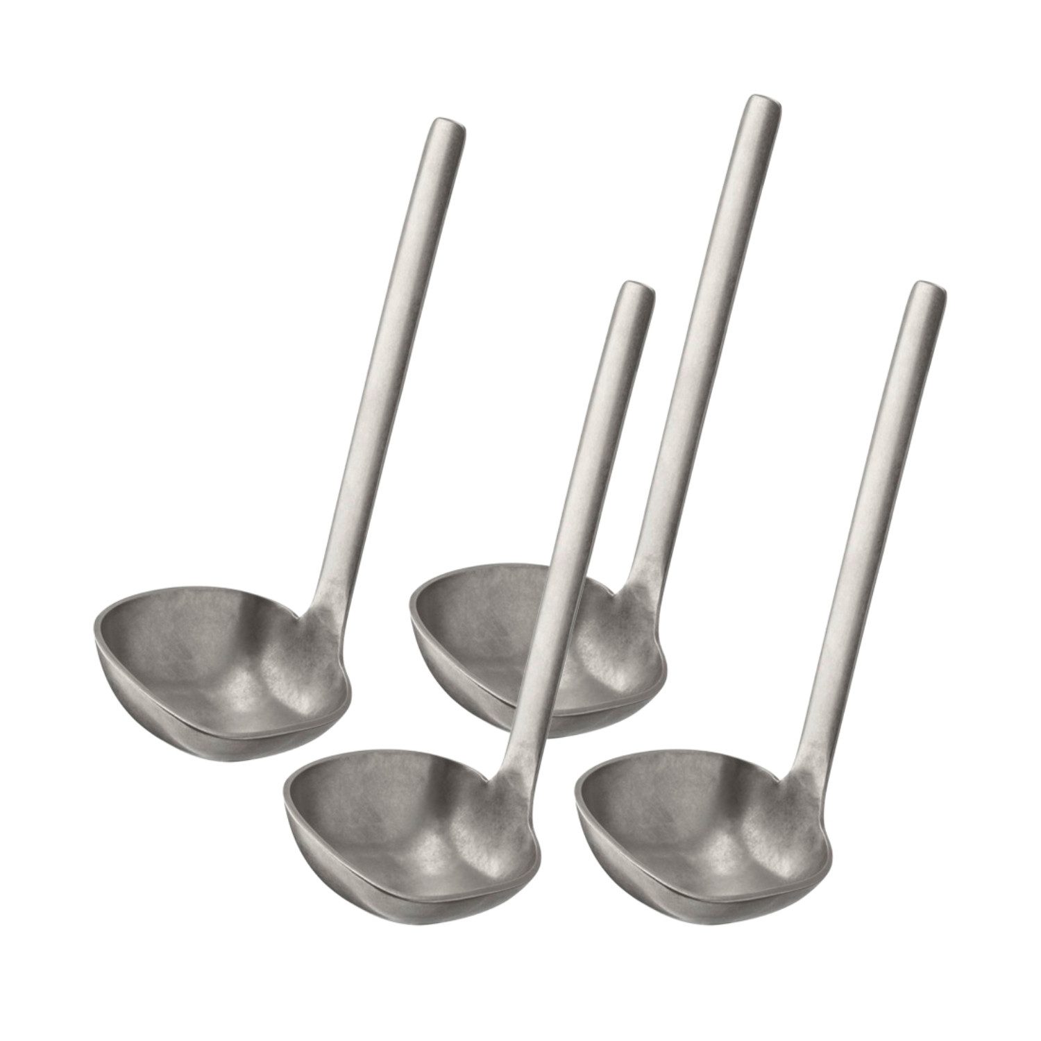 APS Schöpflöffel BULQ, Löffel aus 18/8 Edelstahl, im 4er Set, Fassungsvermögen von 120 ml, ideal zum Servieren von Saucen
