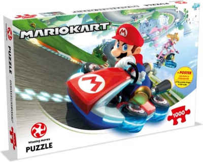 Winning Moves Puzzle Puzzle Mario Kart - Funracer (1000 Teile), 1000 Puzzleteile