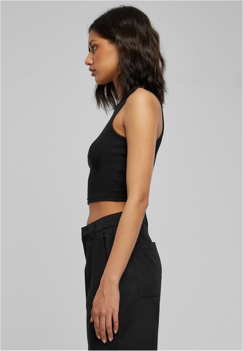 URBAN CLASSICS Tanktop Damen Cropped Rib Top