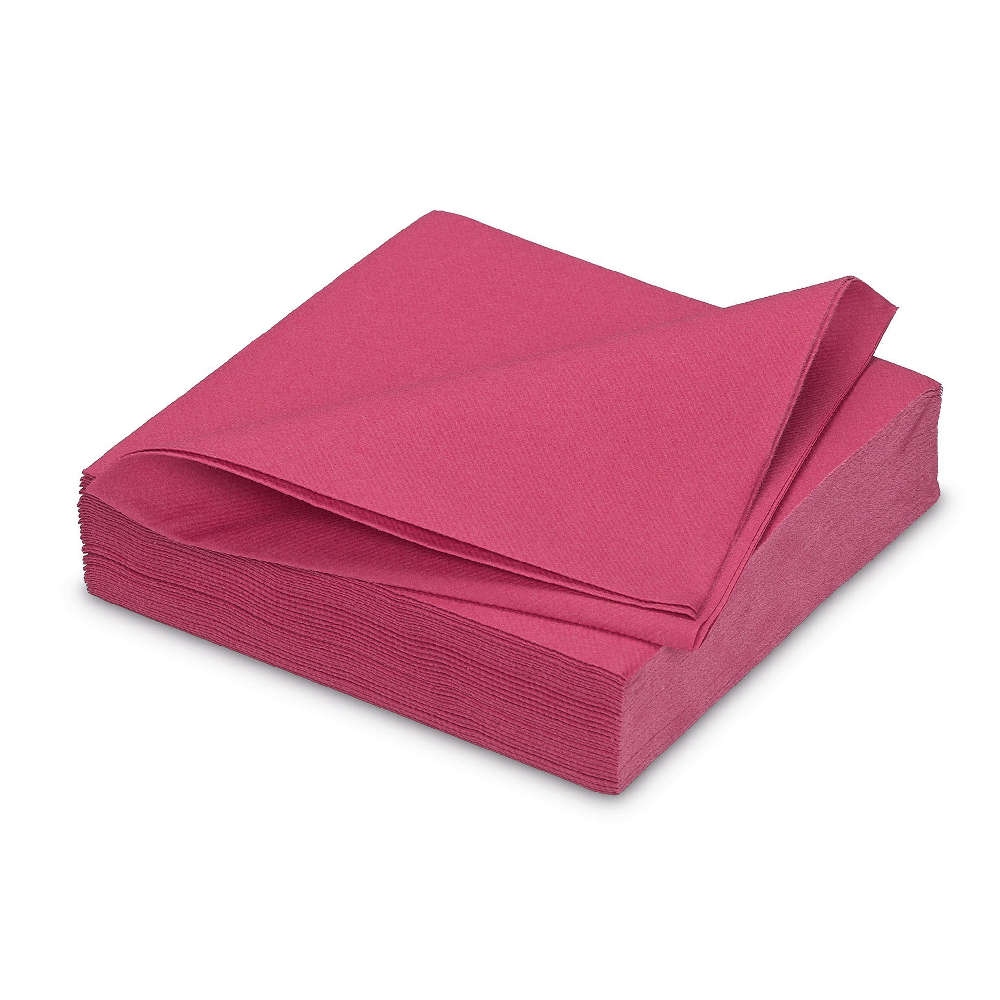 AVA Papierserviette, Servietten stoffähnlich 40x40cm 25 Stück Fuchsia