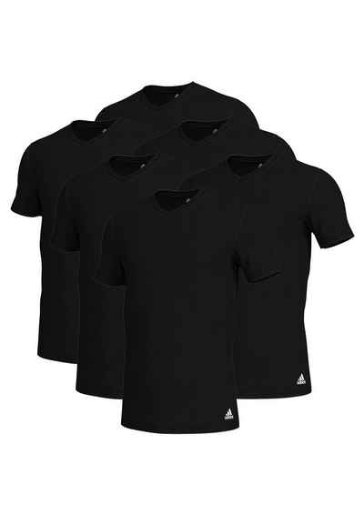 adidas Performance Poloshirt V-Neck T-Shirt (6PK) (Packung, 6-tlg., 6er-Pack)