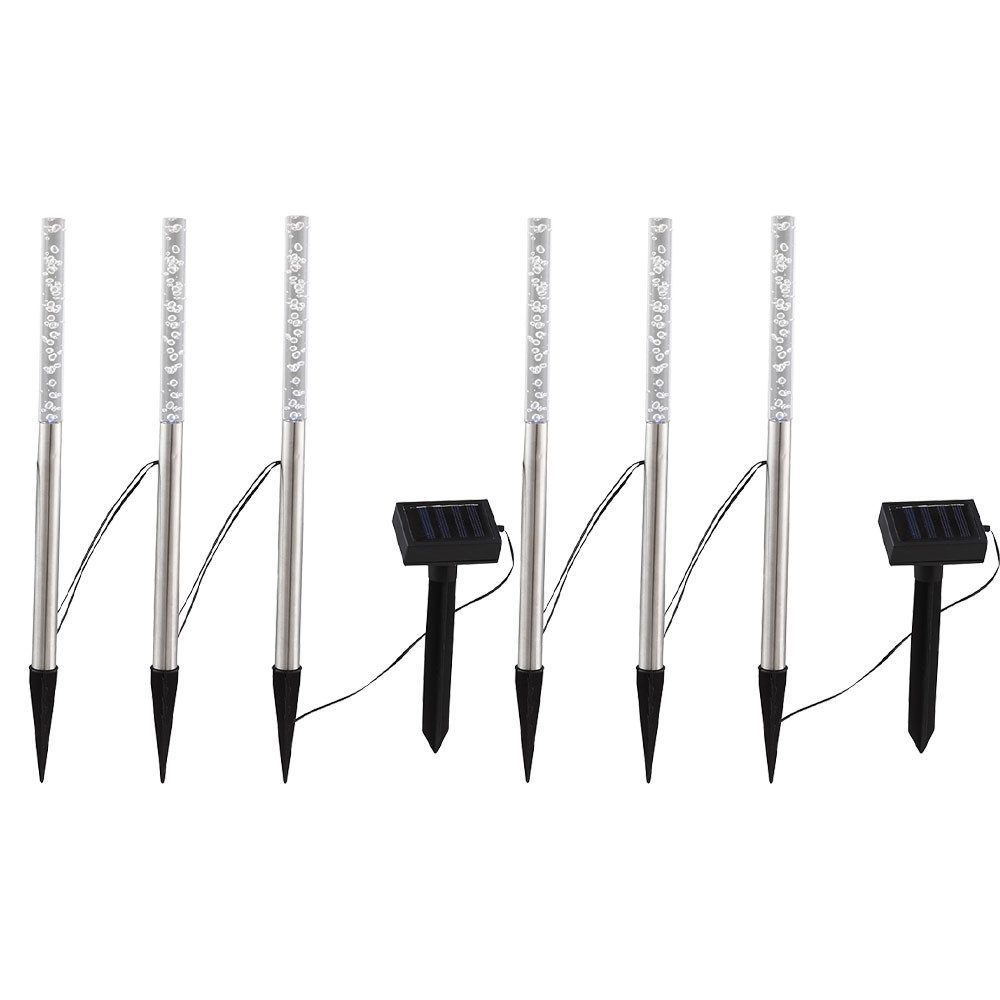 etc-shop LED Solarleuchte, LED-Leuchtmittel fest verbaut, günstig online kaufen