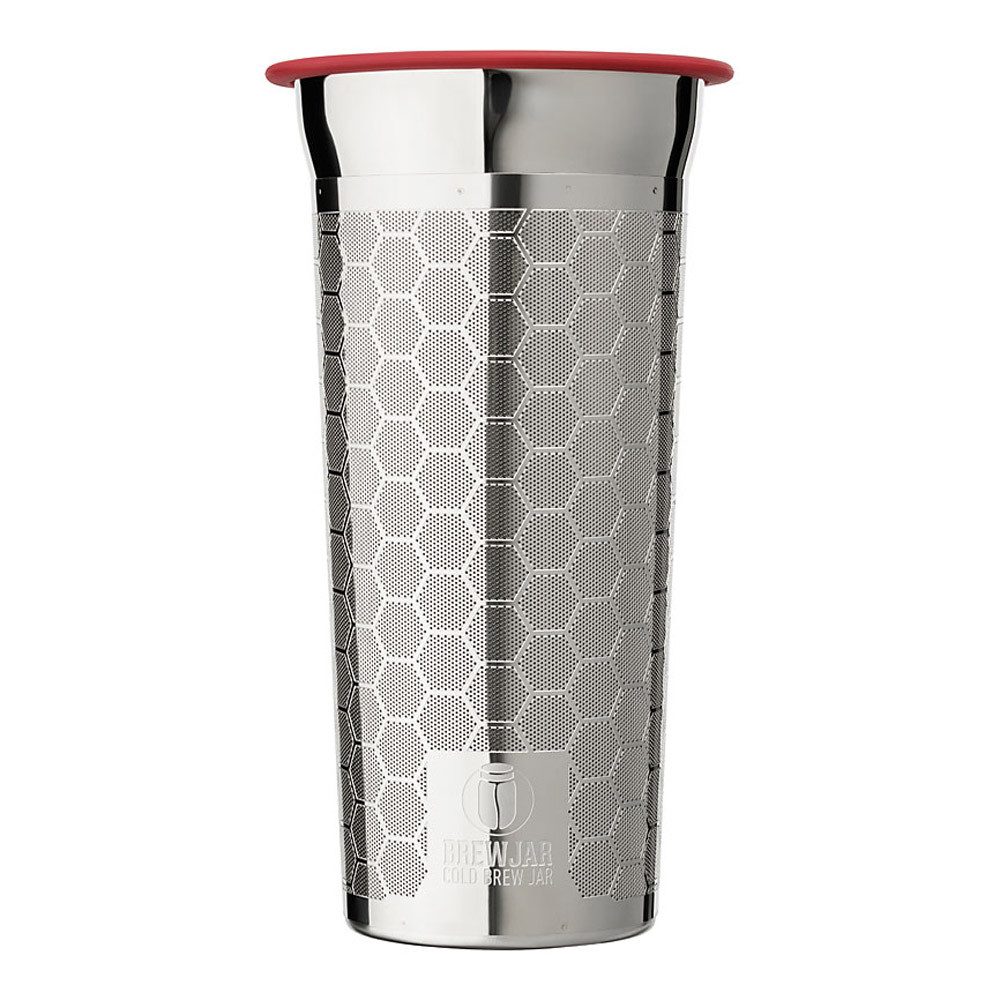 dripdrip Cold Brew Zubereiter BREWJAR, 1l Kaffeekanne, Edelstahlfilter, inkl. Edelstahlfilter & für kalt gebrühten Kaffee, Kaffeebereiter