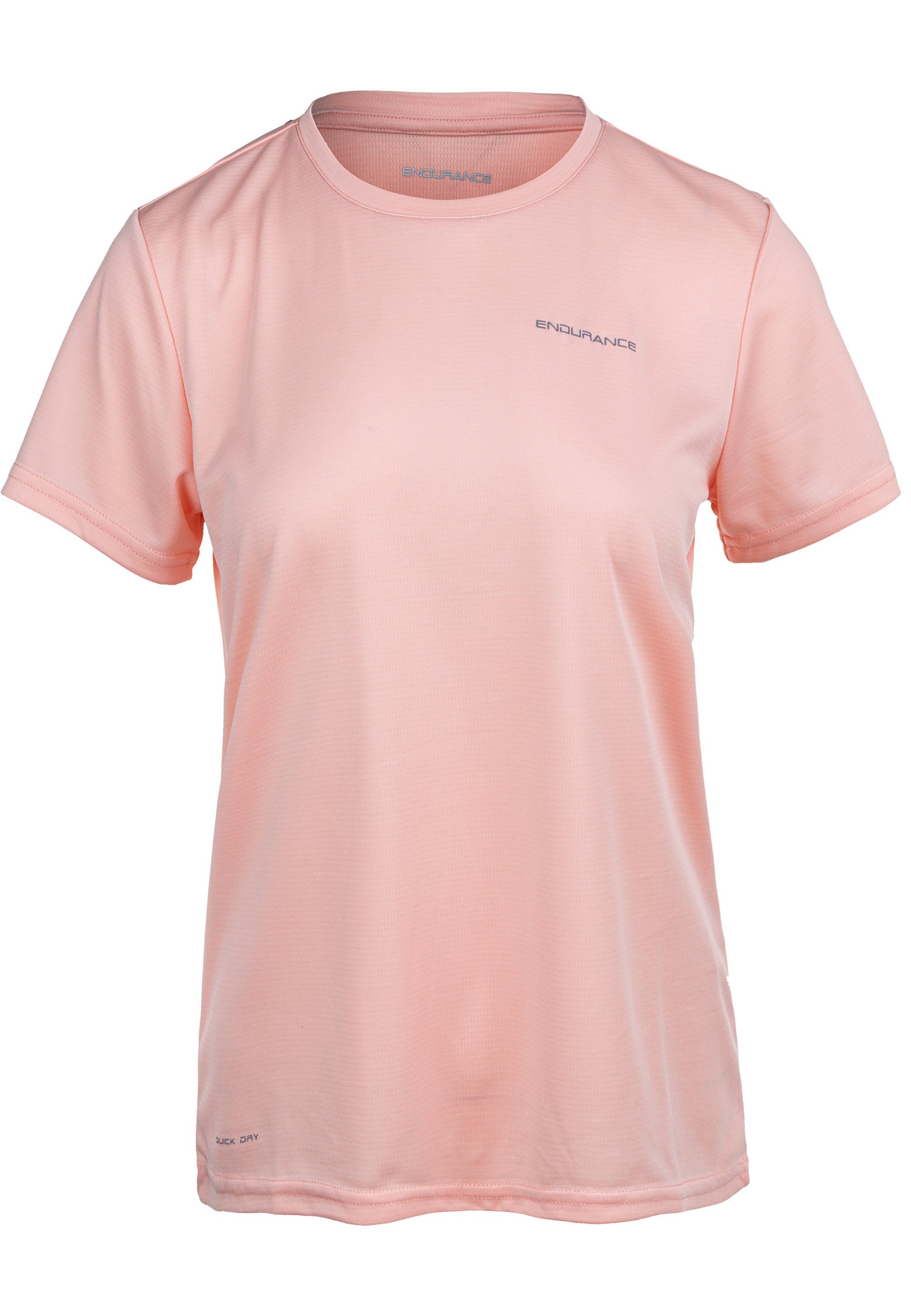 Vista Funktionsshirt ENDURANCE mit reflektierenden Details (1-tlg) pink-rosa