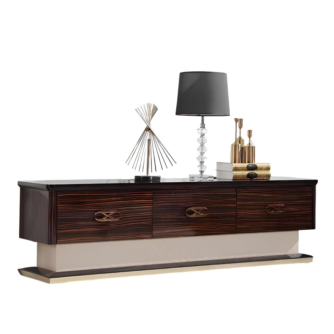 Xlmoebel Lowboard Hochwertige RTV TV-Konsole Sideboard in Designer-Ausführung für Ihr (1 St., Sideboard), Hergestellt in Europa