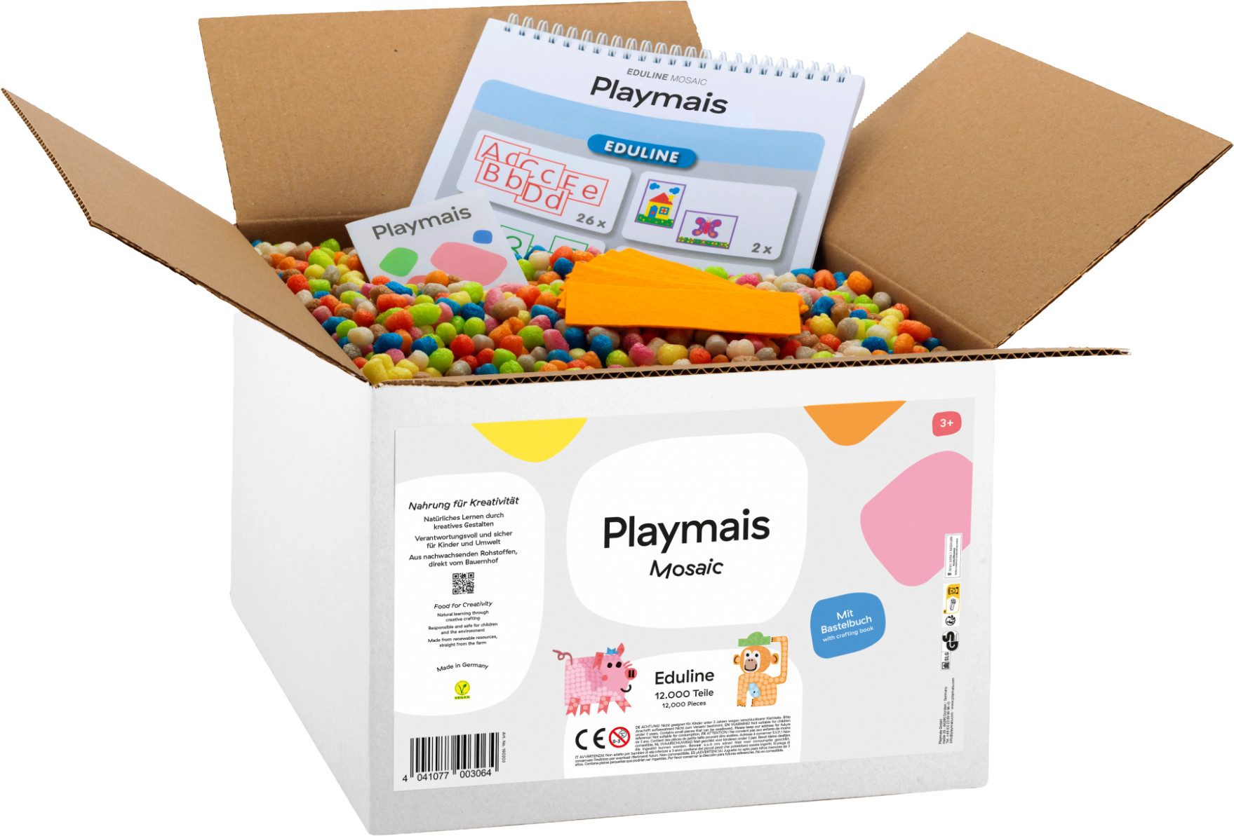 PlayMais Modelliermasse Playmais Eduline Mosaic 12000, 12000 Teile