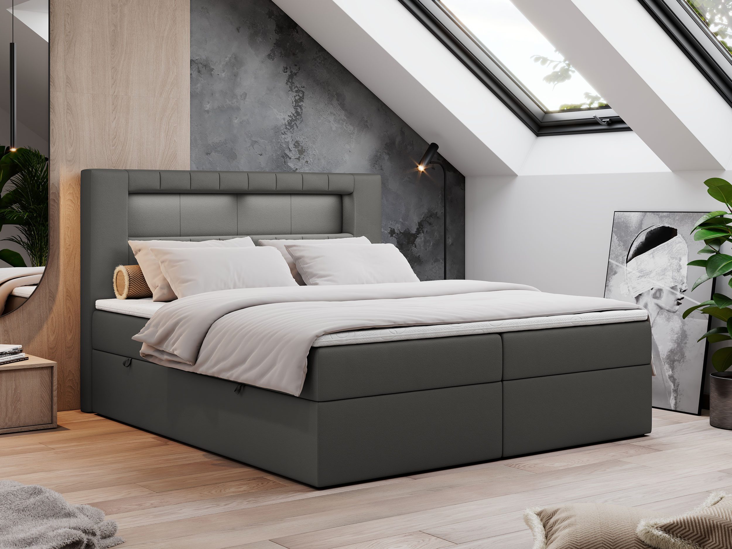 MKS MÖBEL Boxspringbett GOLD5 (Set, Packung, günstig online kaufen