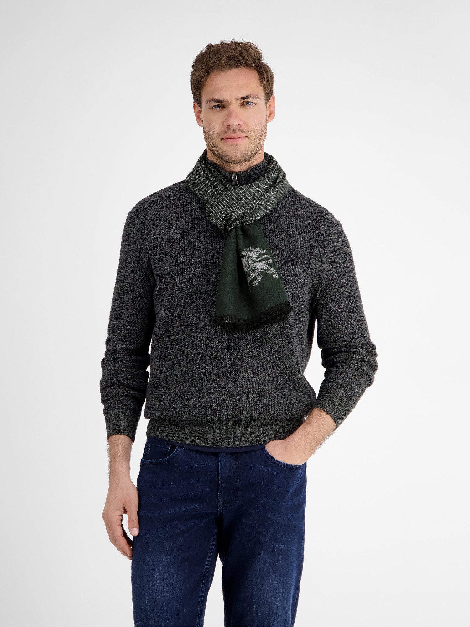 LERROS Schal LERROS Logo-Schal für Herren