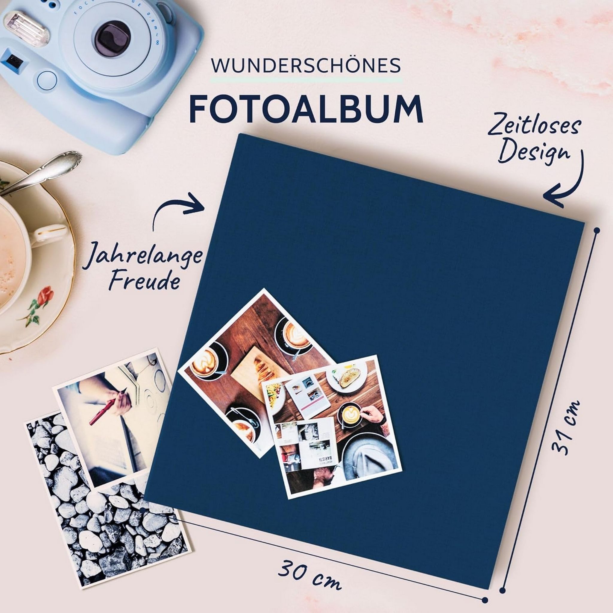 Goldbuch Fotoalbum GOLDBUCH Fotoalbum Summertime 100 weiße Seiten mit Trennblättern 30x31