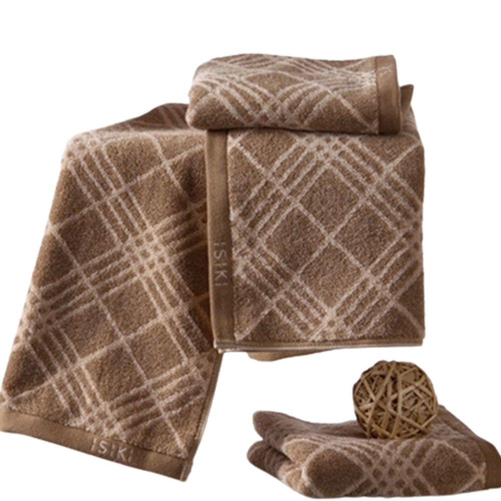 FELIXLEO Handtuch Baumwolle Handtücher 34*75 Set Basics schnelltrocknend cm Handtuch-Set