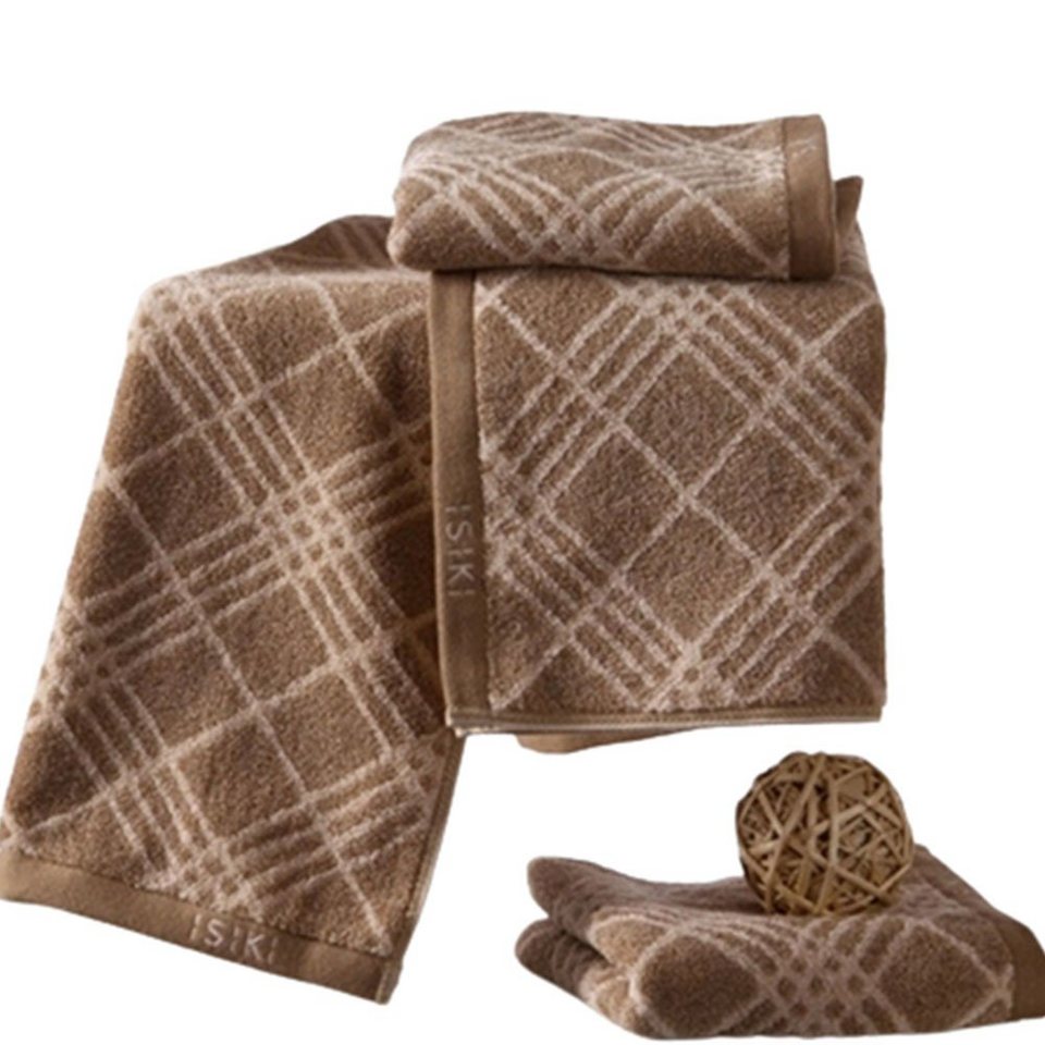 FELIXLEO Handtuch Set Handtuch-Set schnelltrocknend Handtücher Baumwolle  Basics 34*75 cm