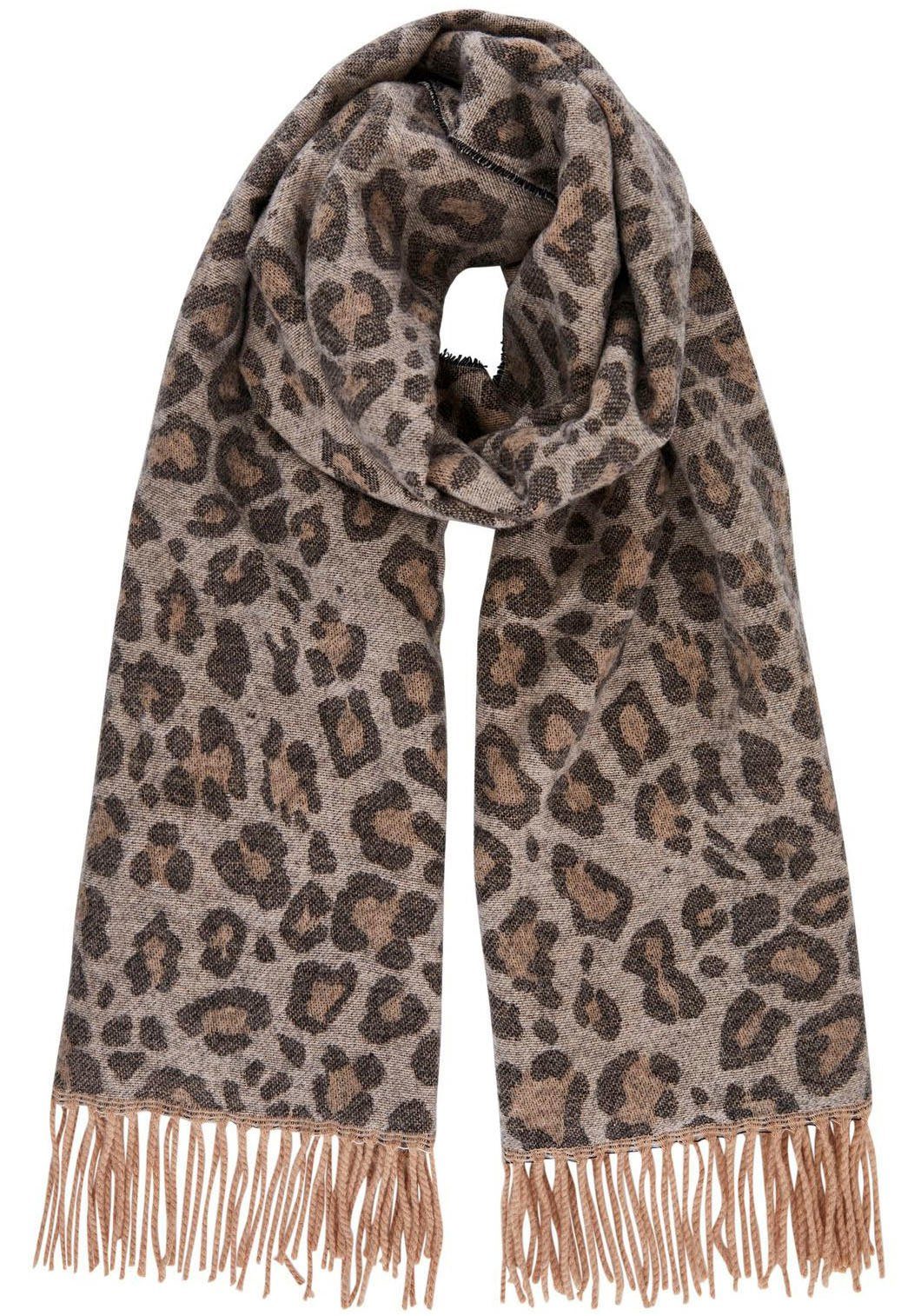 pieces Schal PCJIRA SCARF NOOS, mit Wolle