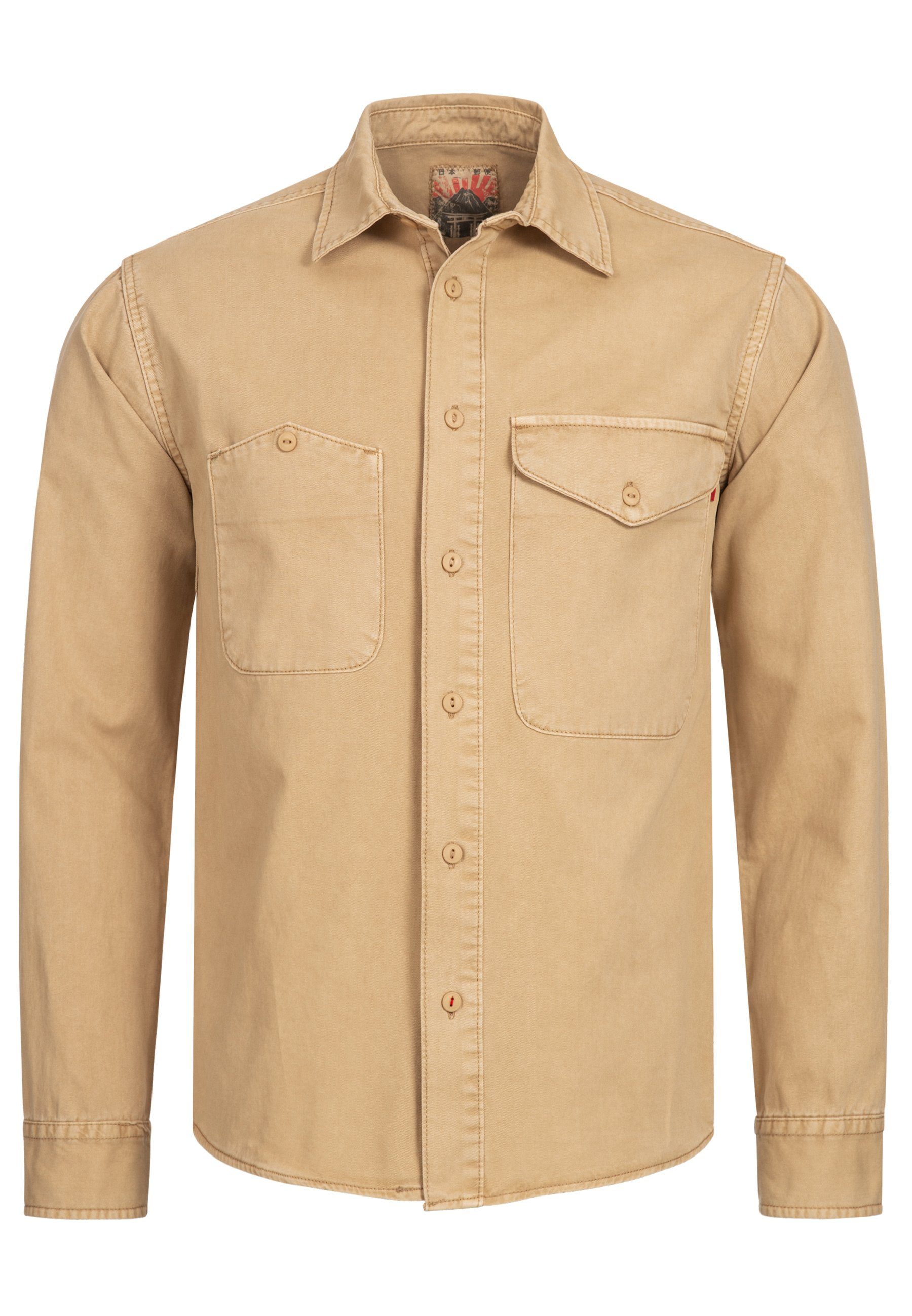 Indicode Langarmhemd Herren Giuseppe Herrenhemd Langarm