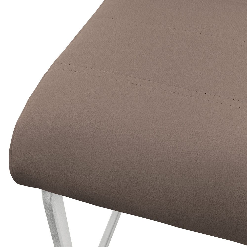 ML-DESIGN Stuhl Esszimmerstühle Schwingstühle mit Rückenlehne Design Küchenstühle (2 St), Polsterstuhl Freischwinger 2er Set Küchenstuhl bis 120kg Kunstleder – Bild 5 von 5