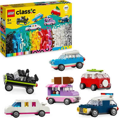 LEGO® Konstruktionsspielsteine Kreative Fahrzeuge (11036), LEGO Classic, (900 St), Made in Europe