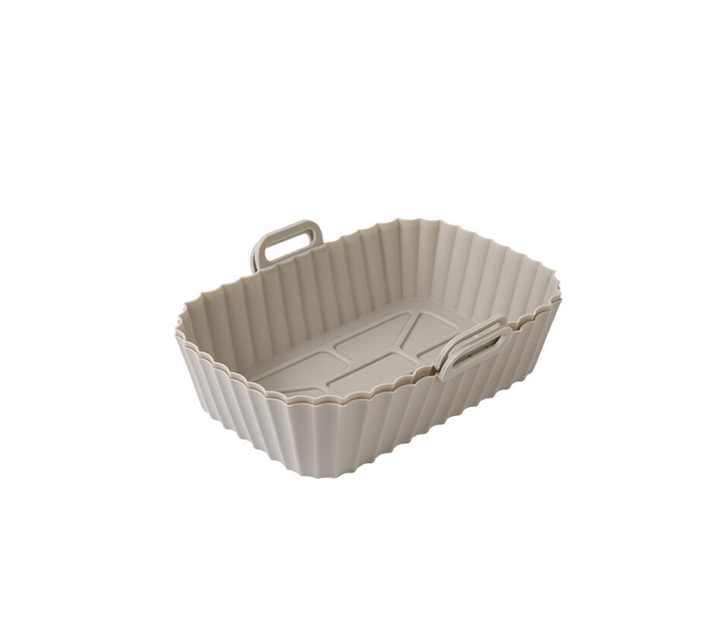 Michelino Silikonform, (2-tlg), für Heißluftfritteusen, 20 x 13 x 6 cm, Antihaft & Lebensmittelecht