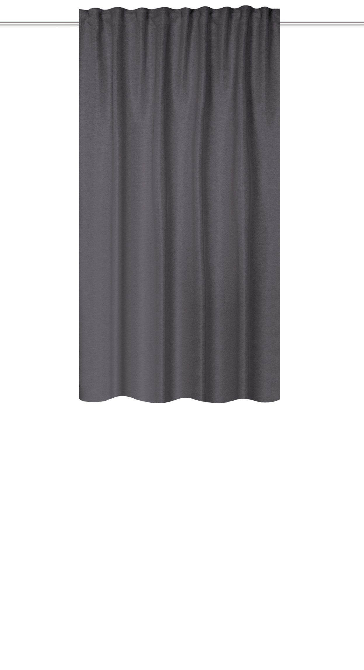 HOME WOHNIDEEN Vorhang 85315 JOHN Struktur-Verdunkelungsvorhang verschieden farbig (1 St), Multifunktionsband, blickdicht, 100% Polyester