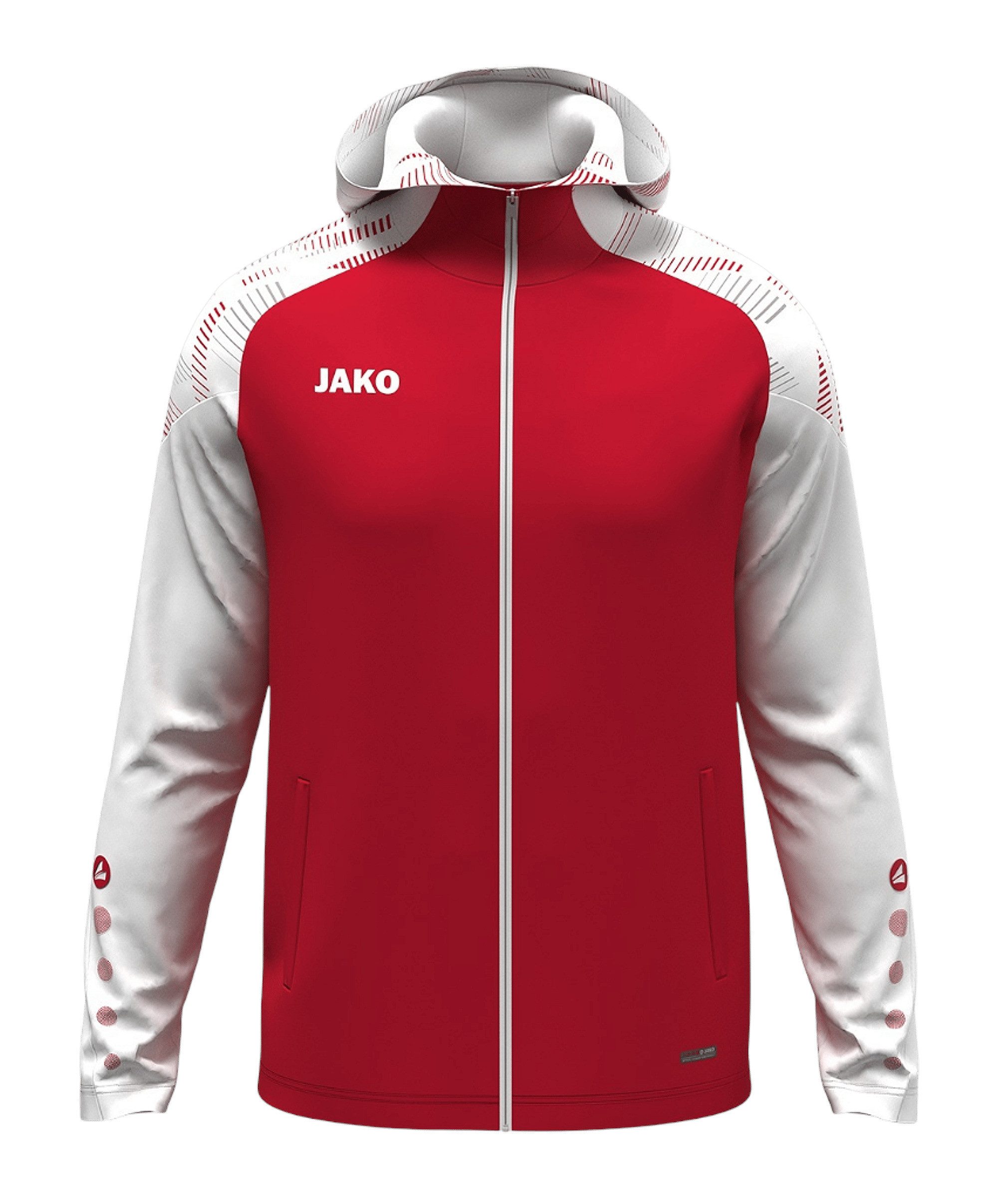 Jako Allwetterjacke Sonic Kapuzenjacke Weiß (1-St) default