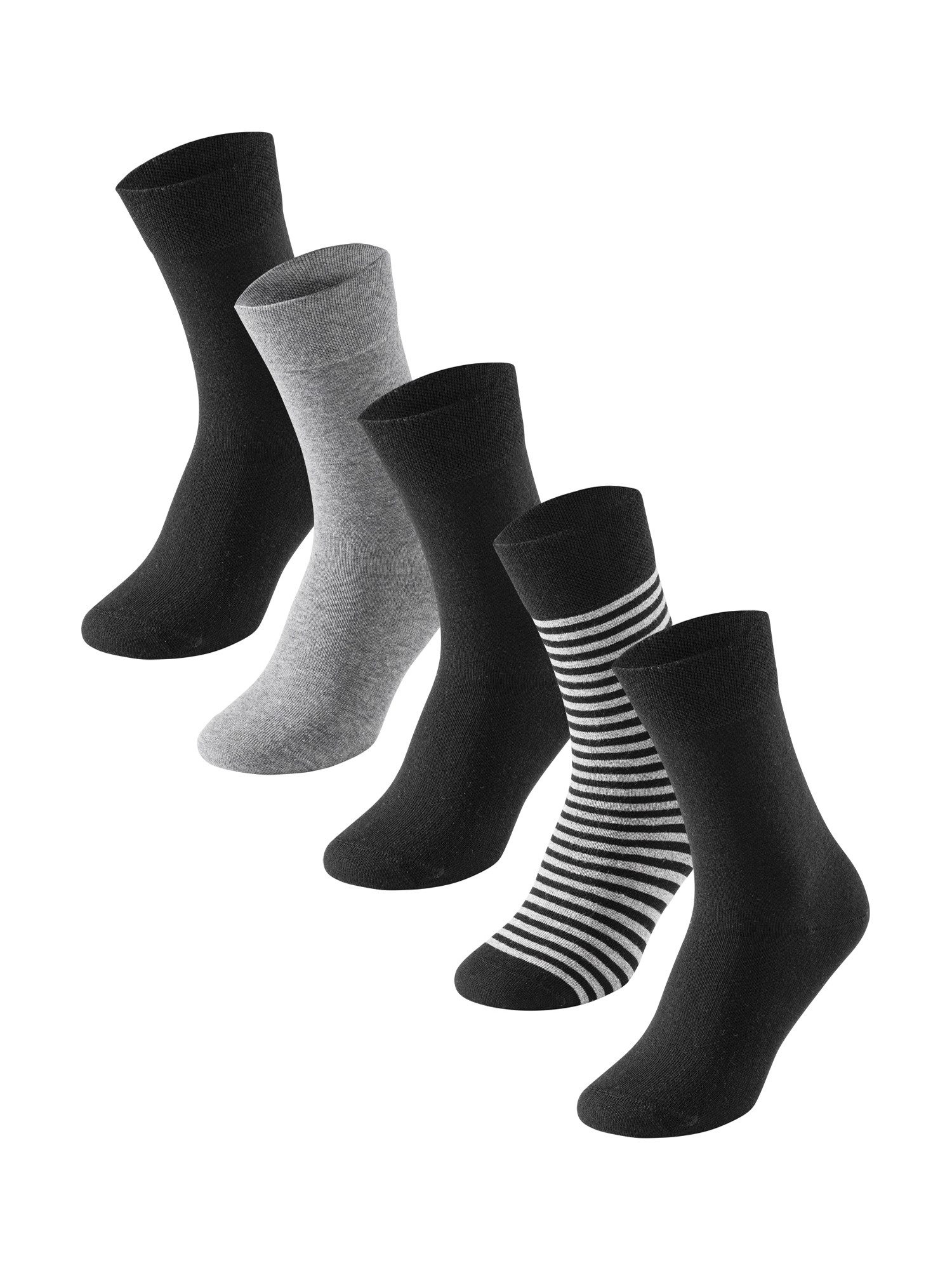 Schiesser Basicsocken 5-Pack 'Cotton Fit' günstig online kaufen