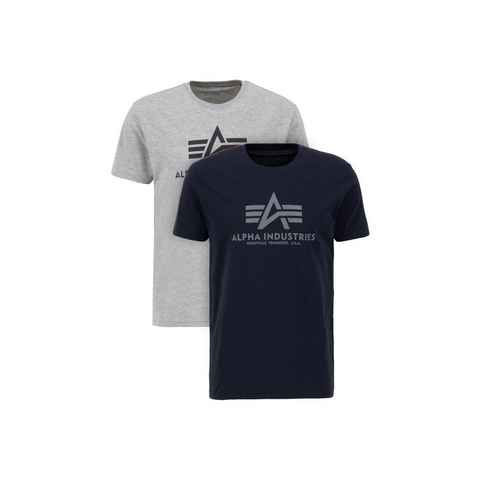 Alpha Industries T-Shirt Basic T 2 Pack (2-tlg)
