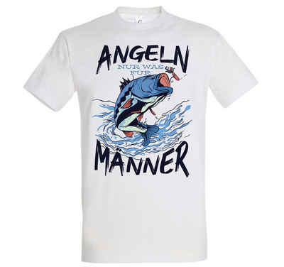 Youth Designz Print-Shirt Herren T-Shirt Angeln nur was für Männer mit lustigem Spruch Aufdruck