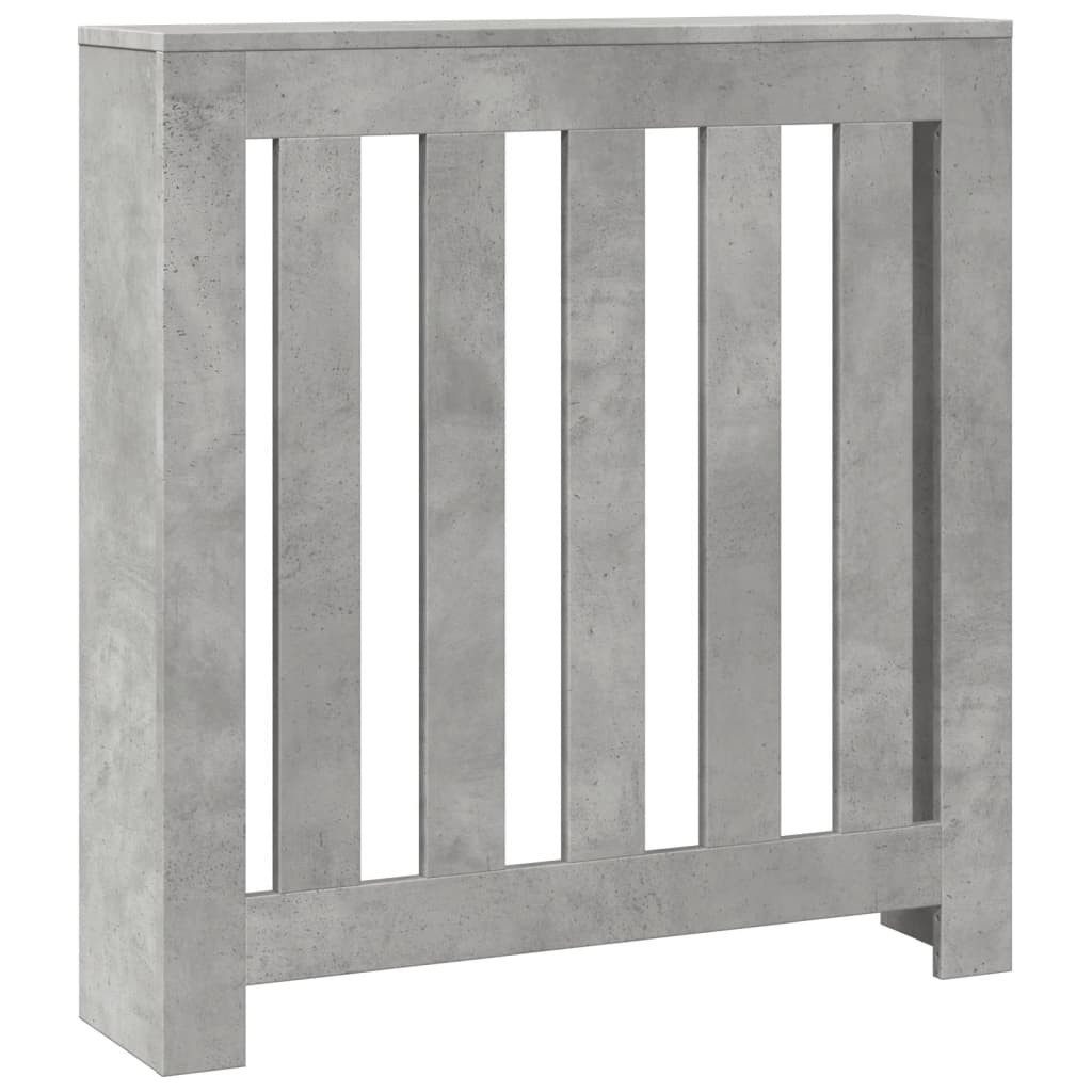 vidaXL Heizungsverkleidung 78 x 20 x 82 cm Heizkörperverkleidung Betongrau 78x20x82 cm Spanplatte