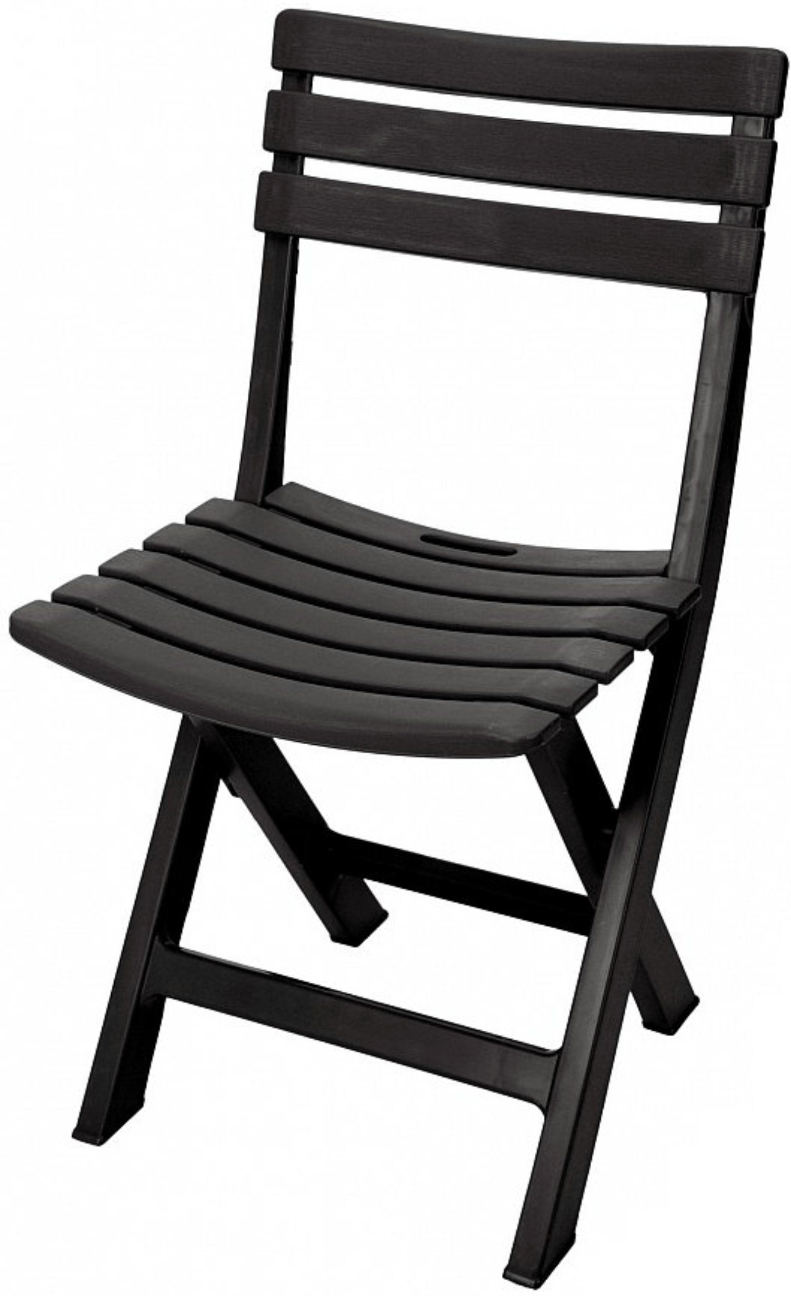 Progarden Gartenstuhl Kunststoff 78x44x42cm Anthrazit (Einzelartikel, 1 St), UV-Beständig, Robust, Wetterfest, Made in Italy, Hochwertig