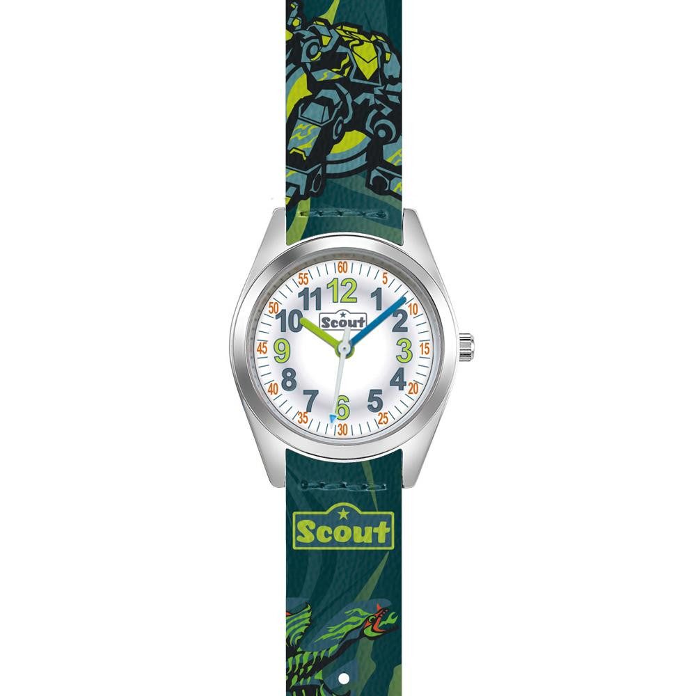 Scout Quarzuhr Jungen Quarzuhr Action aus Metall und Kunstleder von Scout
