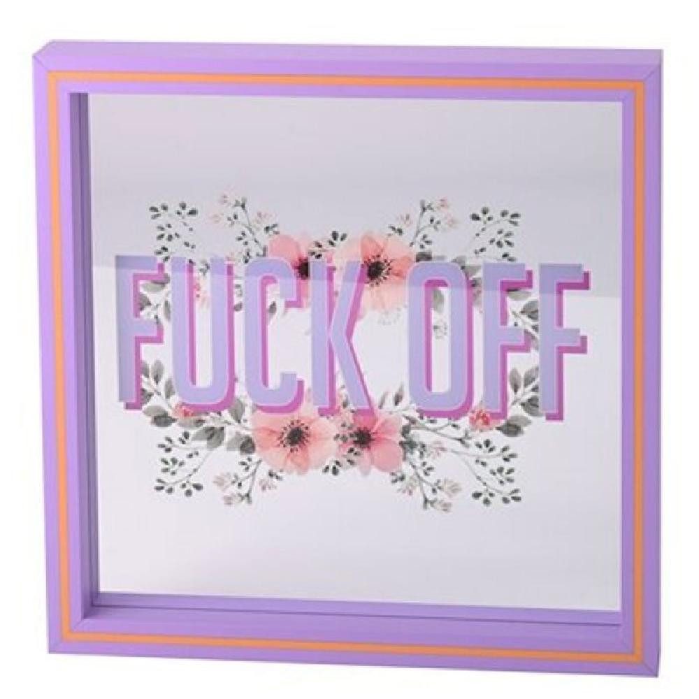 Giftcompany Wanddekoobjekt Glasbild Love Frames Fuck günstig online kaufen