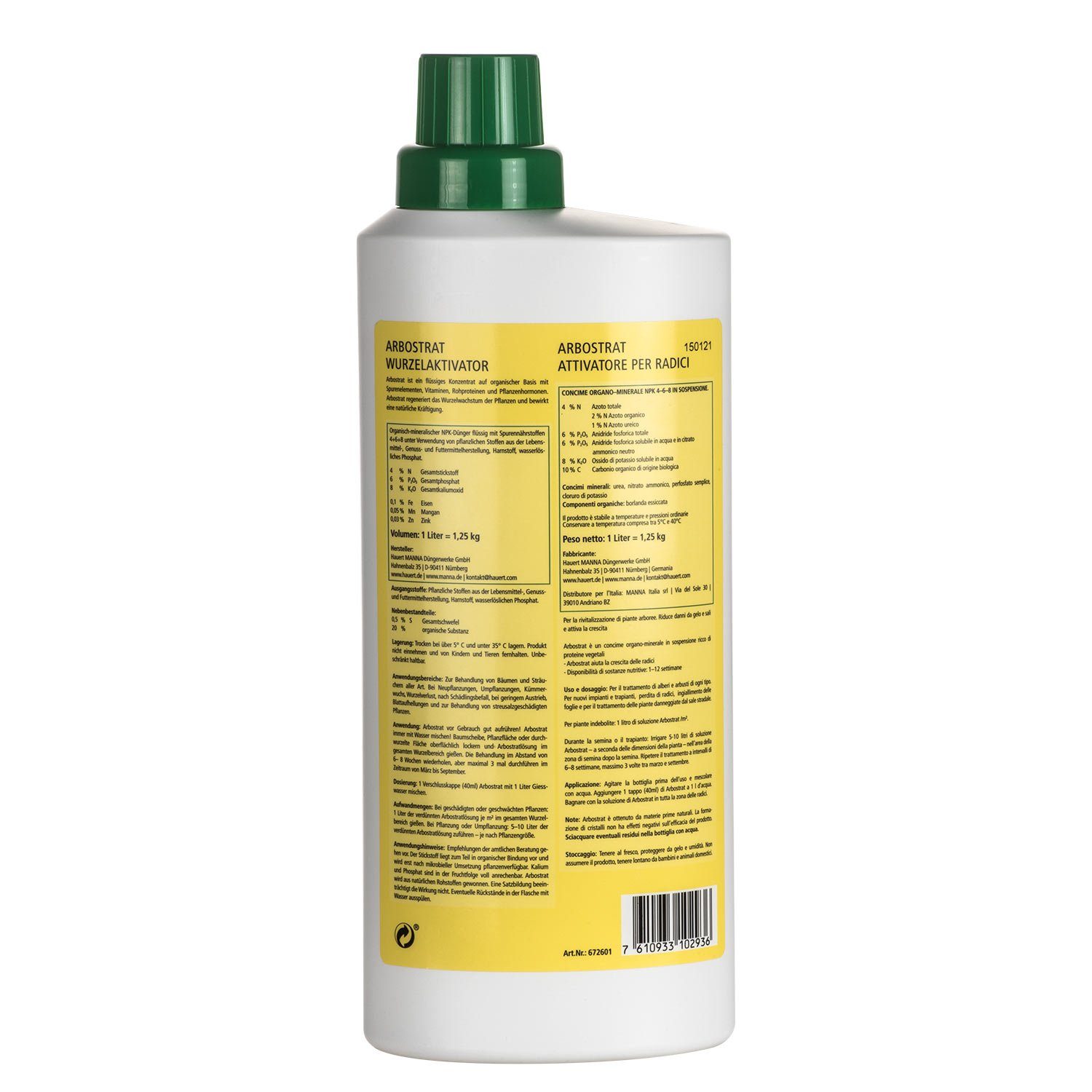 Hauert Gartenbau-Substrat Manna Arbostrat Wurzelaktivator Flüssigdünger günstig online kaufen