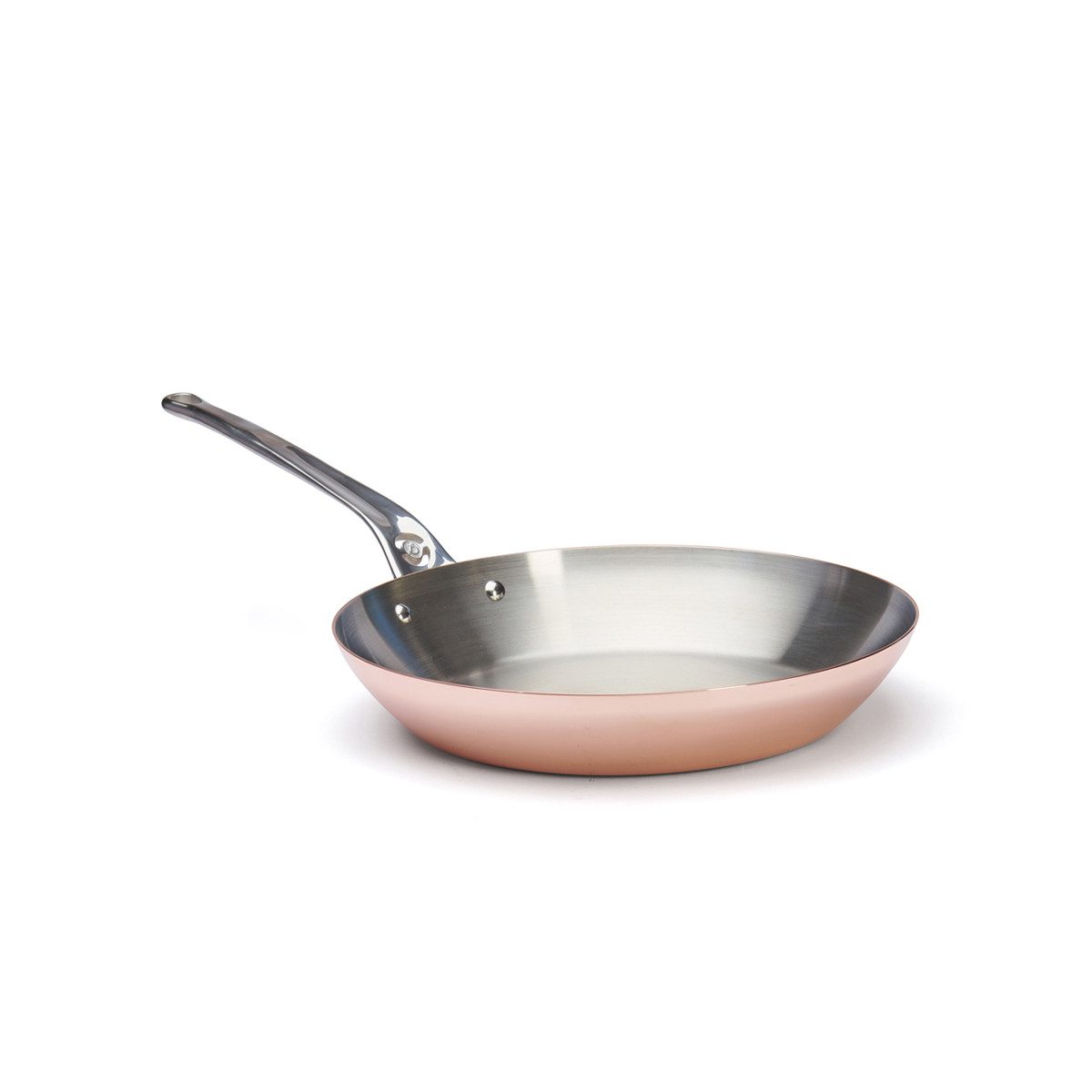 de Buyer Bratpfanne Prima Matera, Kupfer-Pfanne 24 cm induktionsgeeignet - Edelstahlgussgriff