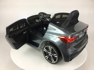 Elektro-Kinderauto Kinder Elektroauto BMW 6 GT 12v, LED + FB+ Audio Modul, grau