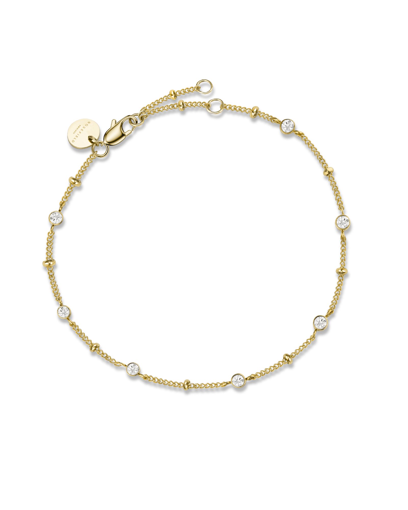 ROSEFIELD Armband ROSEFIELD Multi Crystal Armband für Damen Goldfarben