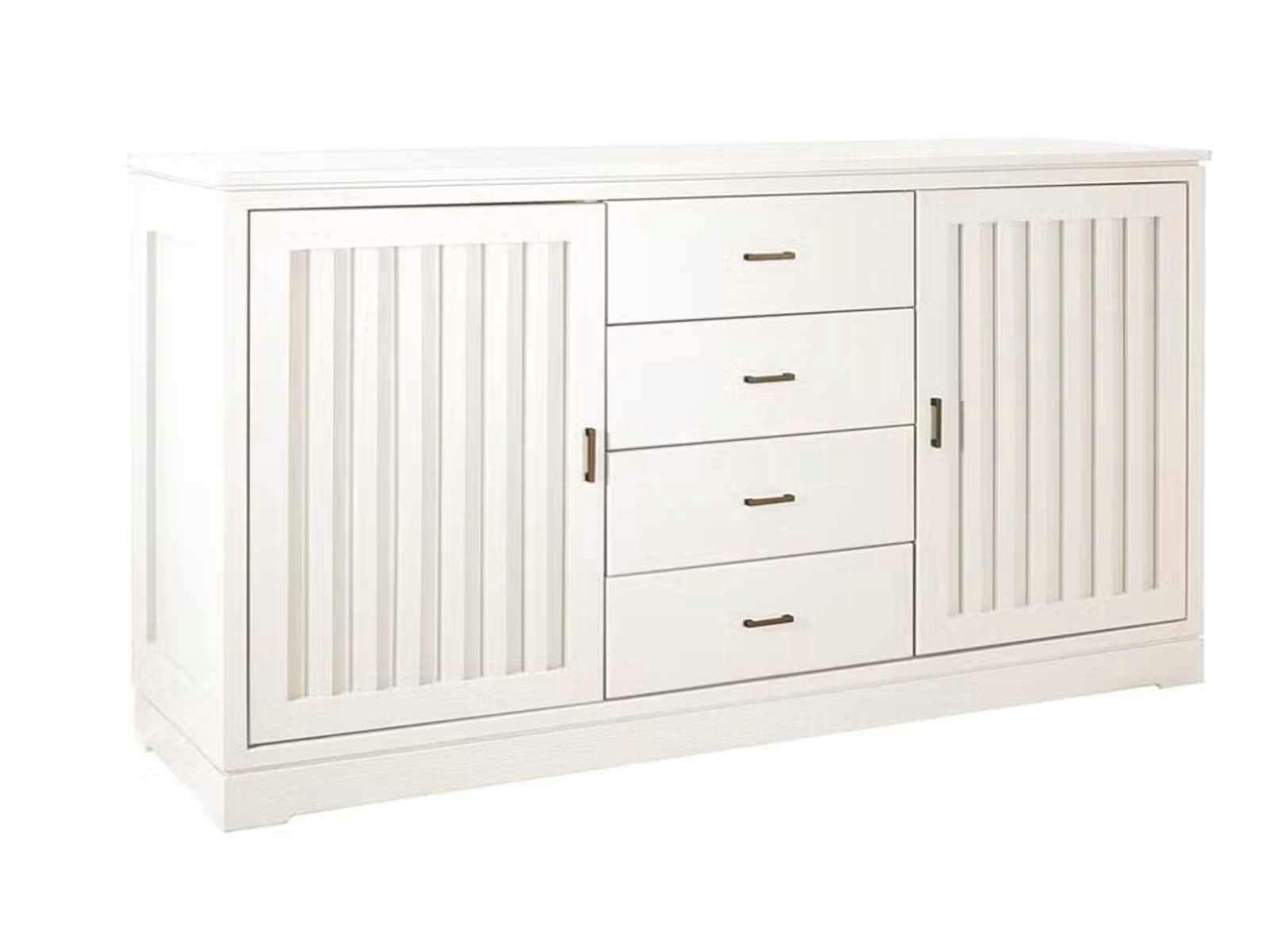 Casamia Sideboard Sideboard Casaverde 2-türig mit 4 Schubladen Pinie Massivholz