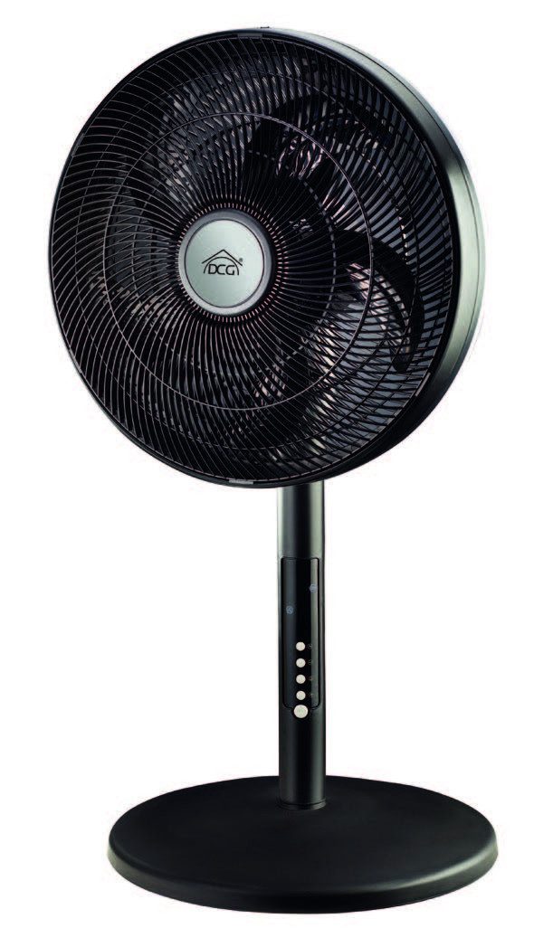 DCG Standventilator mit LED-Licht, 3 Helligkeitsstufen, günstig online kaufen