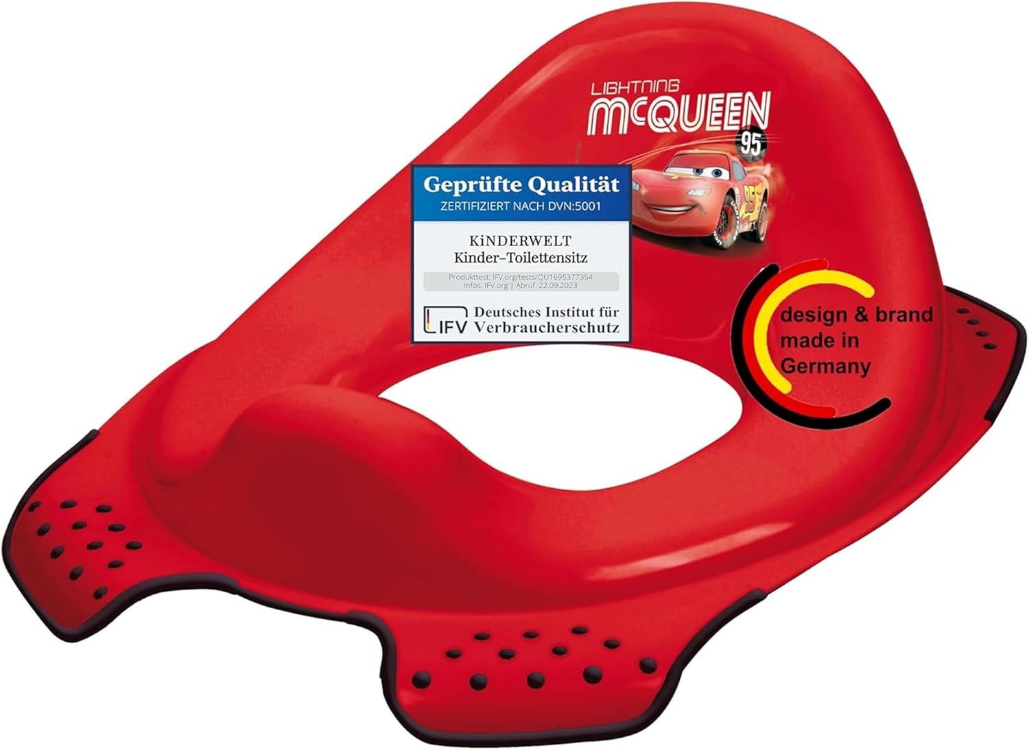 Töpfchen Premium Kinder-Toilettensitz Disney Cars rot für Kinder stabiler WC