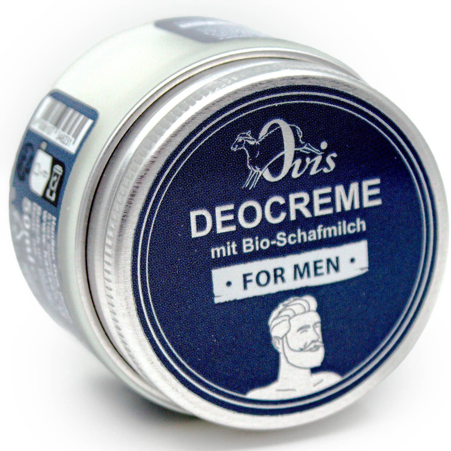 Ovis Deo-Creme "FOR MEN" Körperpflegeduft 50ml, Made in Österreich, 1-tlg., Glastiegel mit Schraubverschluß