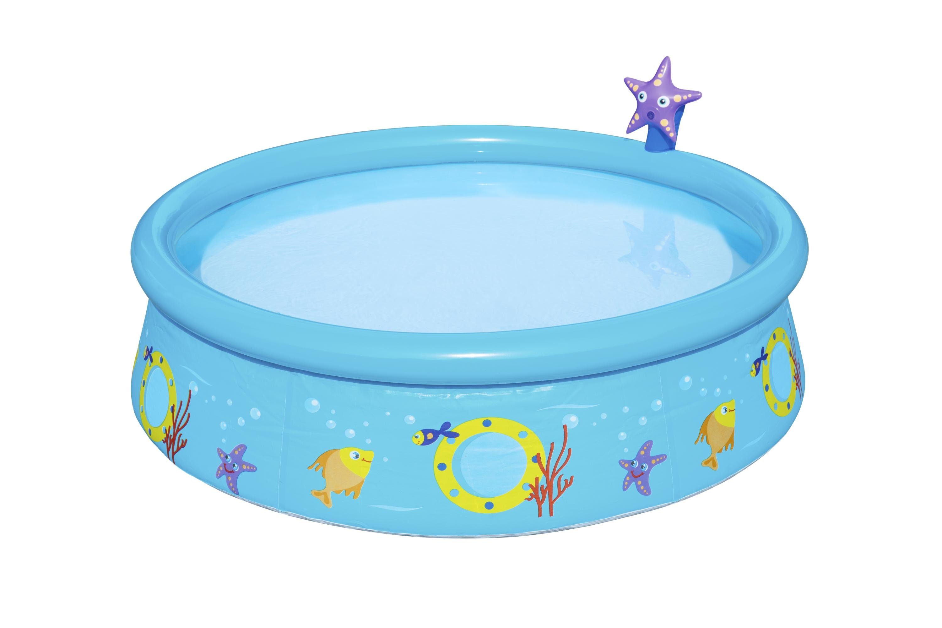 Bestway Quick-Up Pool My First Fast Set (Packung, Inkl. Wassersprinkler), Ø 152 x 38 cm