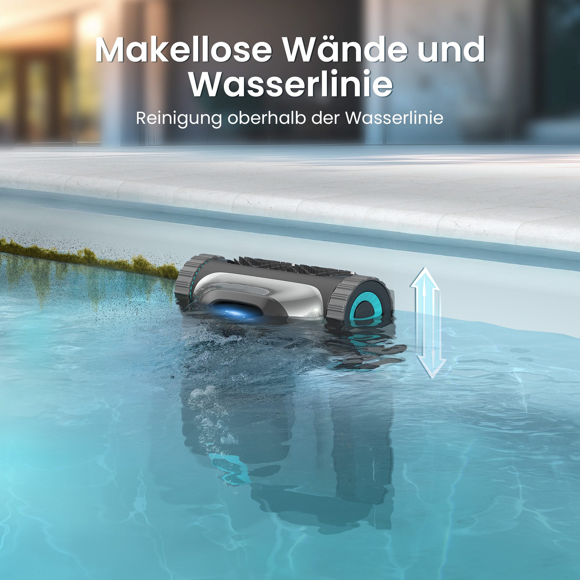 Aiper Poolroboter Scuba S1 Poolroboter Boden/Wände, 4 Modi, 180 Min, kabellos, (1-St) – Bild 5 von 5