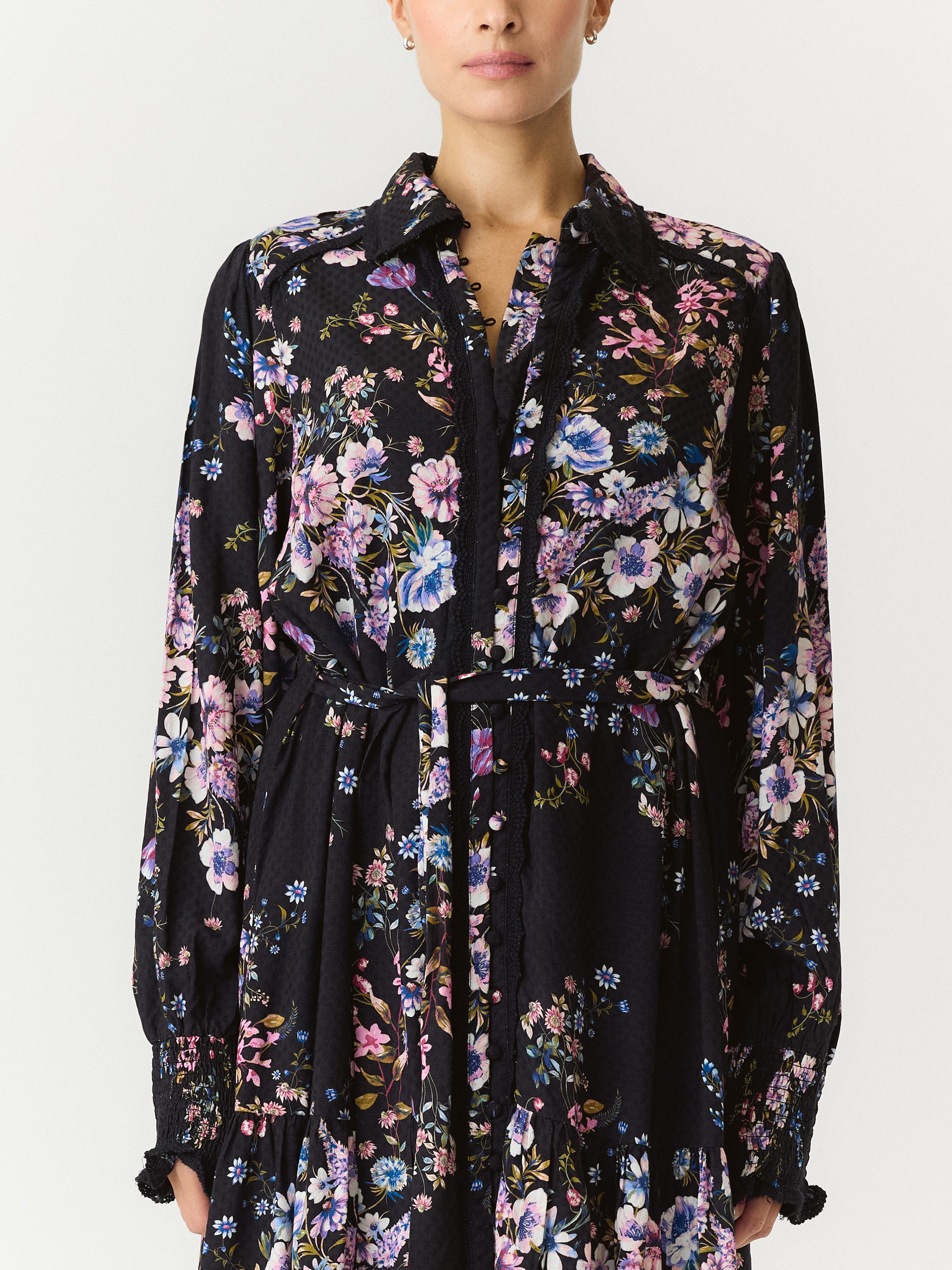 Y.A.S Blusenkleid YASTILERA LS SHIRT DRESS S. NOOS Viskose, regular fit