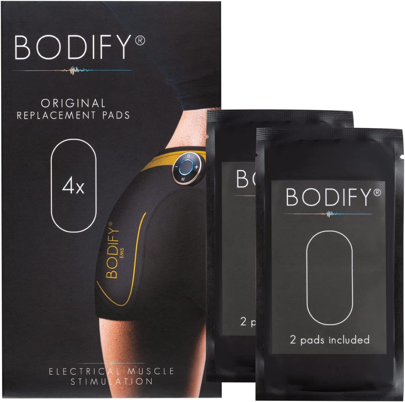 BODIFY EMS-Po-Trainer Bodify Ersatz-Pads 2er-Set (Ohne Controller) für EMS Potrainer Pro, (2-tlg)