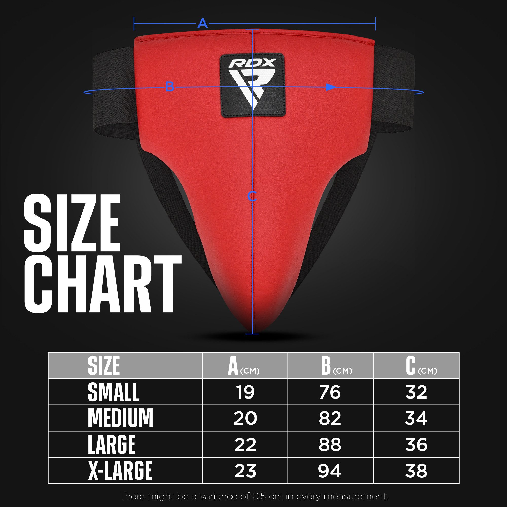 RDX Sports Tiefschutz RDX Groin Guard für Boxen Bauchschutz Muay Thai MMA Fighting Karate