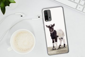 MuchoWow Handyhülle Ziege - Tiere - Kinder - Jungen - Mädchen, Phone Case, Handyhülle Xiaomi Redmi 9T, Silikon, Schutzhülle