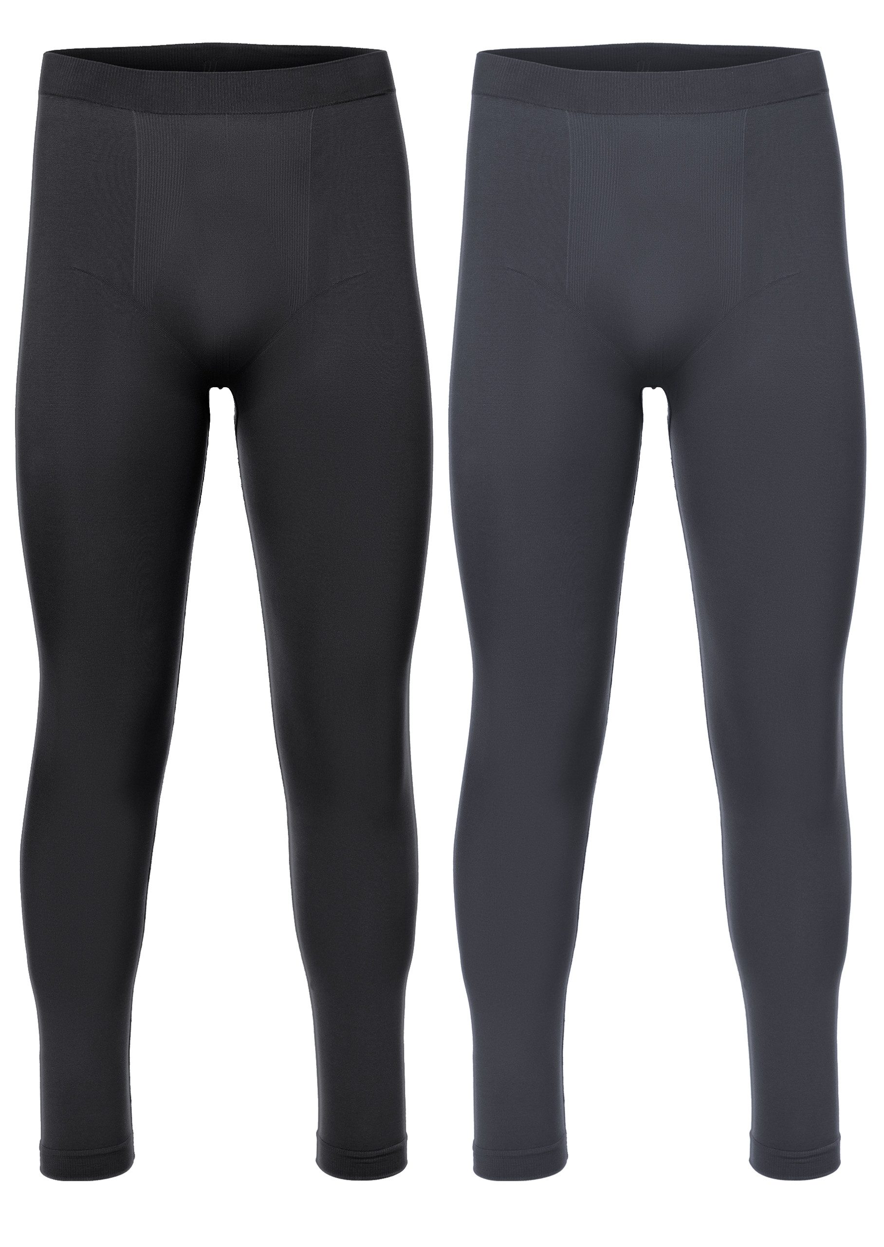 Ladeheid Funktionsunterhose 2er Pack Lange Unterhosen Herren für Winter Spo günstig online kaufen